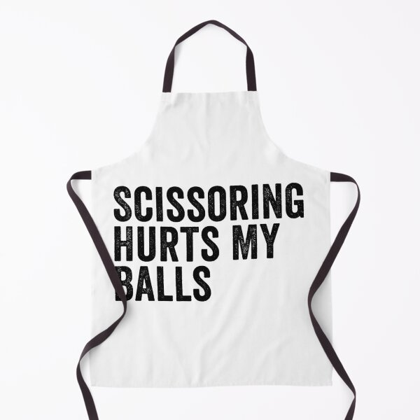 Item preview, Scissoring Hurts My Balls designed and sold by 76Valeria.