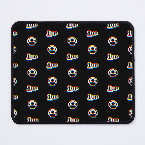Item preview, 1up Mushroom Glitch Pattern - Dark 2 designed and sold by animinimal.