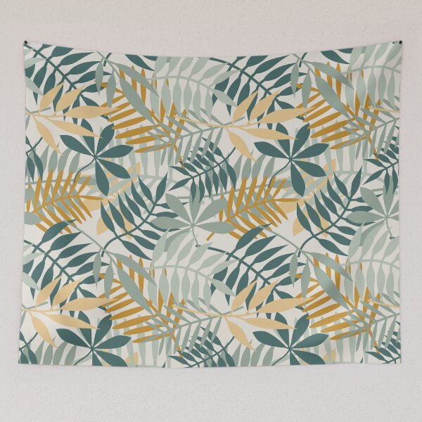 Item preview, Tropical Leaves - Dusty Ochre designed and sold by Vytfur Zone.