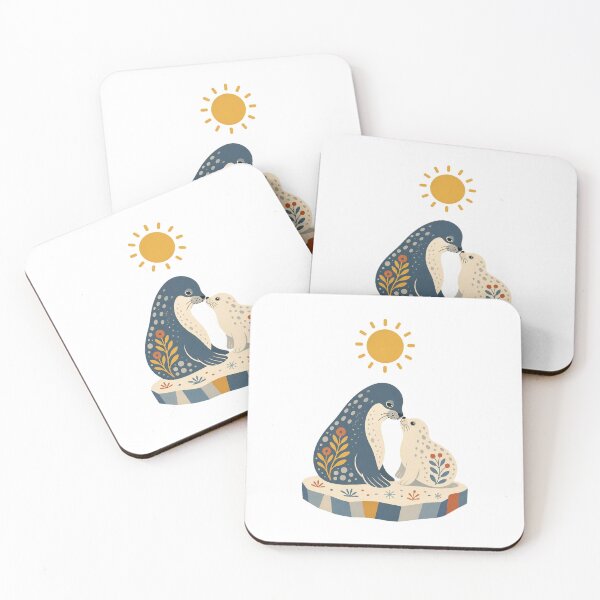 Item preview, Weddell Seal Antarctic Wildlife Illustration | Polar Ocean Animal Art designed and sold by AMICO77.