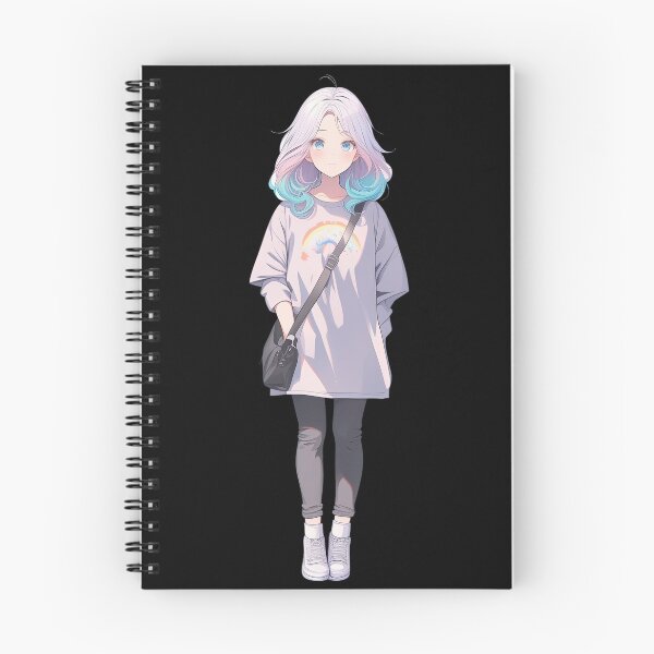 Item preview, Adorable Skye – Rainbow Anime Girl designed and sold by bella-rosa87.