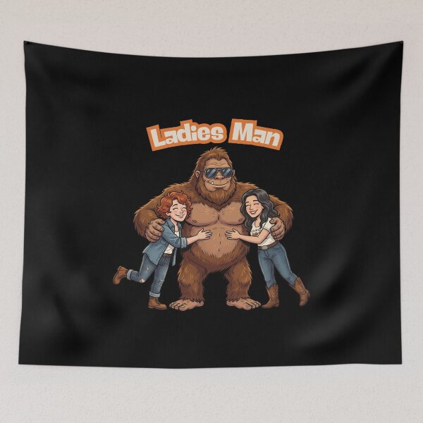 Item preview, Bigfoot Ladies Man - Women In Love With Hairy Men designed and sold by Spank My Yeti.