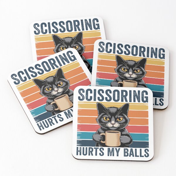 Item preview, Scissoring Hurts My Balls designed and sold by 76Valeria.