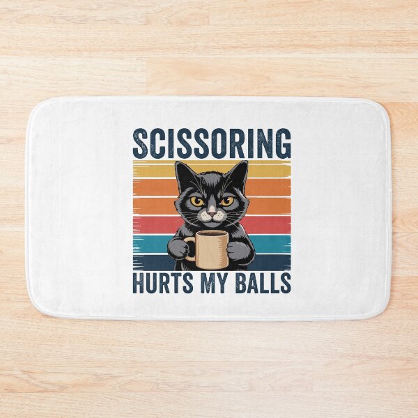 Item preview, Scissoring Hurts My Balls designed and sold by 76Valeria.