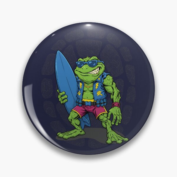 Item preview, 80's Genghis Frog - TMNT Teenage Mutant Ninja Turtles designed and sold by webninja.
