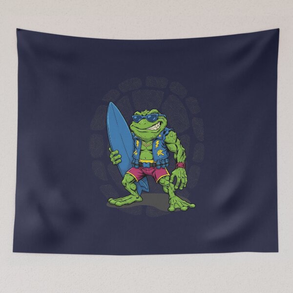 Item preview, 80's Genghis Frog - TMNT Teenage Mutant Ninja Turtles designed and sold by webninja.