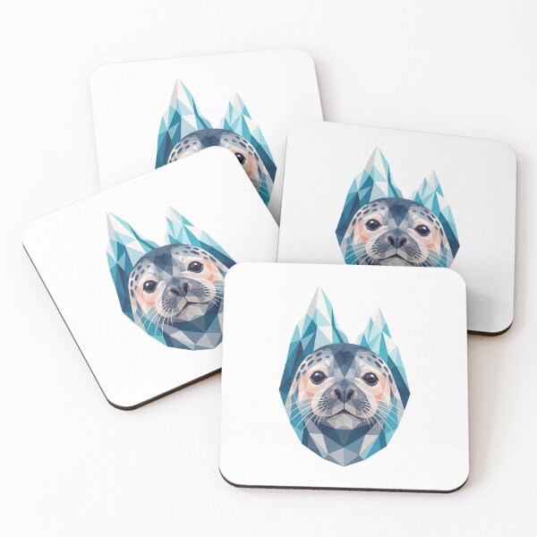 Item preview, Weddell Seal Antarctic Wildlife Illustration | Polar Ocean Animal Art designed and sold by AMICO77.