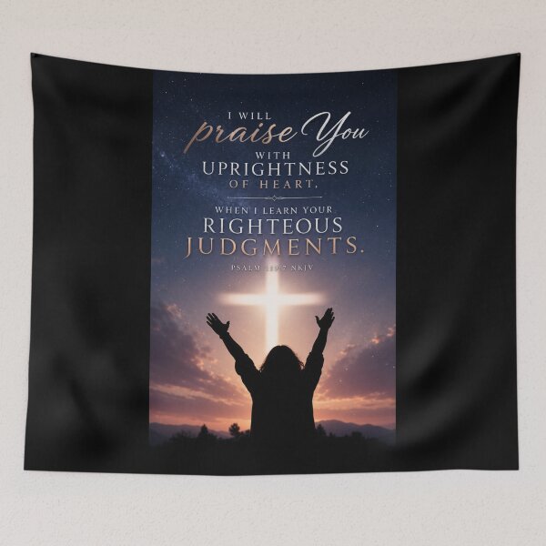 Item preview, Psalm 119:7 NKJV - v2 -JCTRUTHER designed and sold by JCTRUTHERshop.