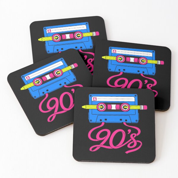 Item preview, 90's Cassette Tape Neon Rewind designed and sold by CerealBoxInk.