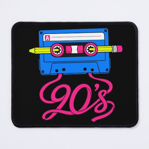 Item preview, 90's Cassette Tape Neon Rewind designed and sold by CerealBoxInk.