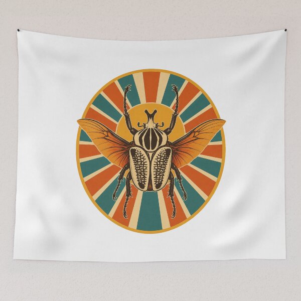 Item preview, Goliath Beetle Entomology Illustration | Tropical Insect Art designed and sold by AMICO77.