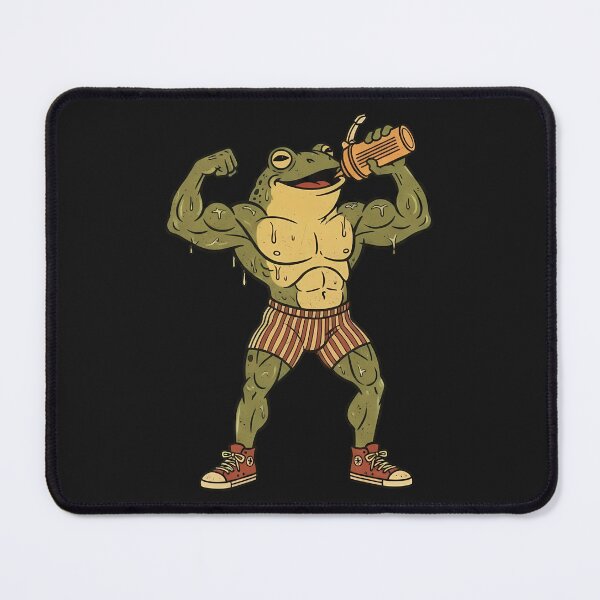 Item preview, Muscular Frog Protein Shake designed and sold by andromeda-redd.