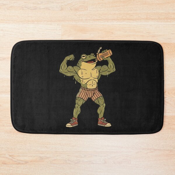 Item preview, Muscular Frog Protein Shake designed and sold by andromeda-redd.