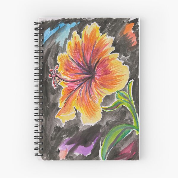 Item preview, Vibrant Hibiscus Flower Watercolour Painting  designed and sold by JustArtSoulUK.
