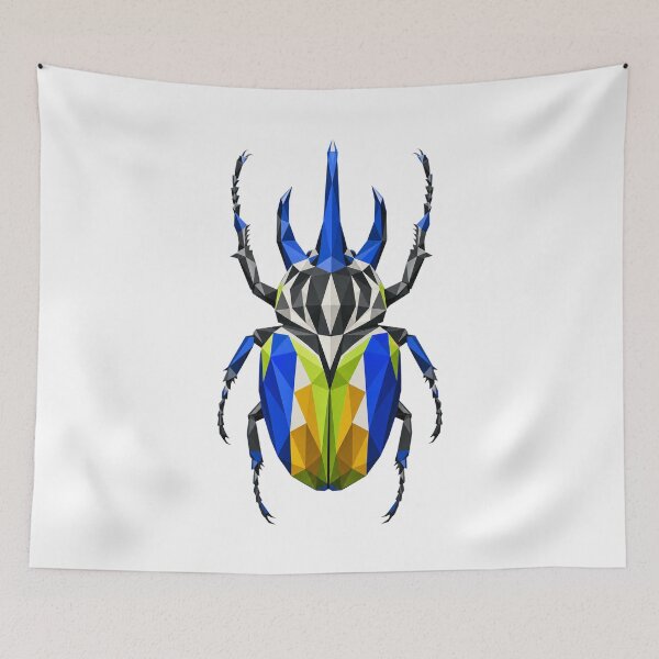 Item preview, Goliath Beetle Entomology Illustration | Tropical Insect Art designed and sold by AMICO77.