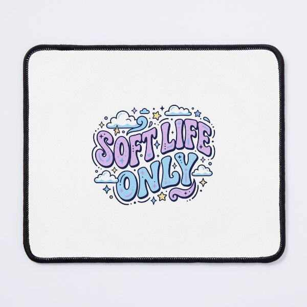 Item preview, Soft Life Retro Quote designed and sold by tushartanvir.