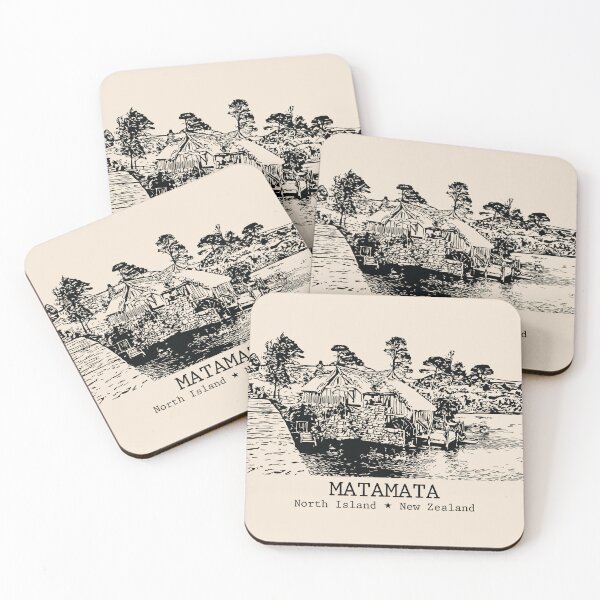 Item preview, Matamata NZ - Vintage Ink Cityscape designed and sold by Lakeric.