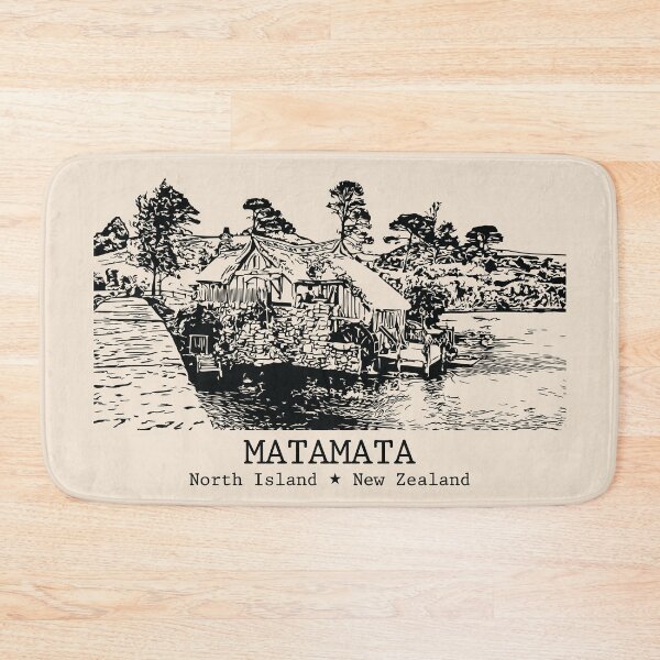 Item preview, Matamata NZ - Vintage Ink Cityscape designed and sold by Lakeric.