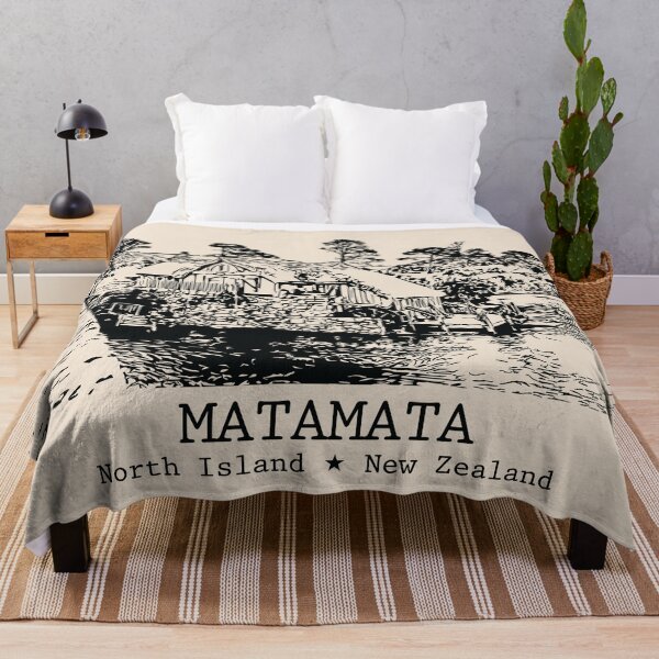Item preview, Matamata NZ - Vintage Ink Cityscape designed and sold by Lakeric.