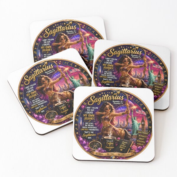 Item preview, Sagittarius Woman Free Spirit Archer designed and sold by Zodiac Celestial Art.