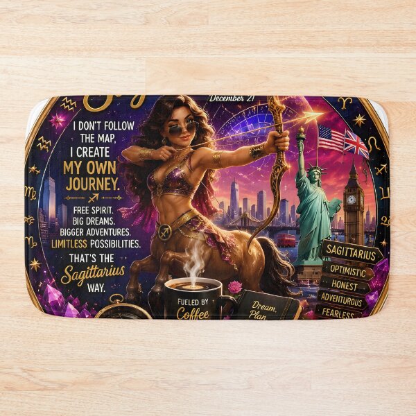 Item preview, Sagittarius Woman Free Spirit Archer designed and sold by Zodiac Celestial Art.