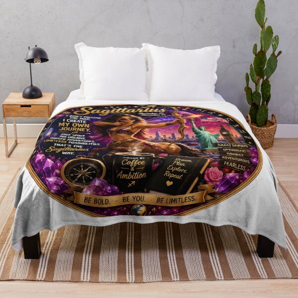 Item preview, Sagittarius Woman Free Spirit Archer designed and sold by Zodiac Celestial Art.