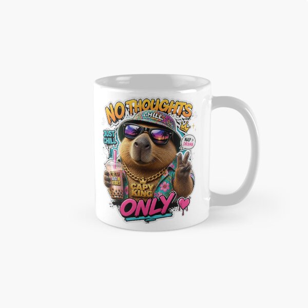 Item preview, confident capybara designed and sold by Tunarite.