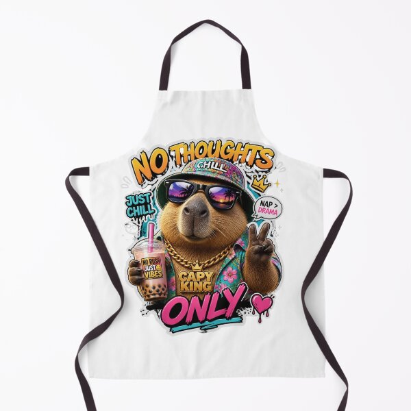 Item preview, confident capybara designed and sold by Tunarite.