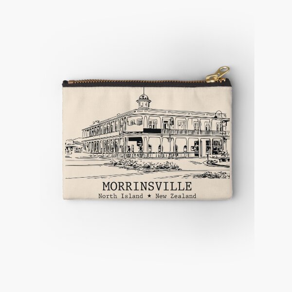 Item preview, Morrinsville NZ - Vintage Ink Cityscape designed and sold by Lakeric.