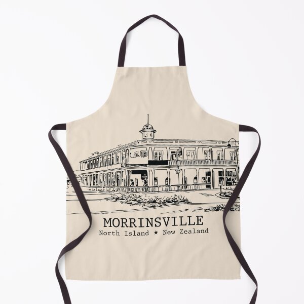 Item preview, Morrinsville NZ - Vintage Ink Cityscape designed and sold by Lakeric.