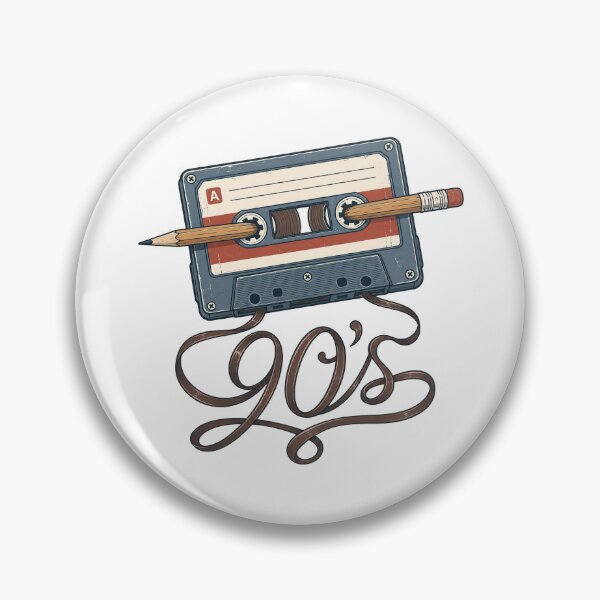 Item preview, 90's Cassette Tape Pencil Rewind designed and sold by CerealBoxInk.