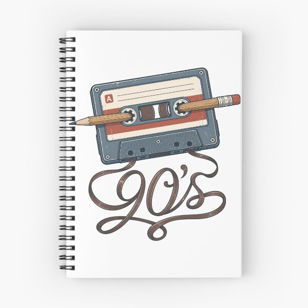 Item preview, 90's Cassette Tape Pencil Rewind designed and sold by CerealBoxInk.