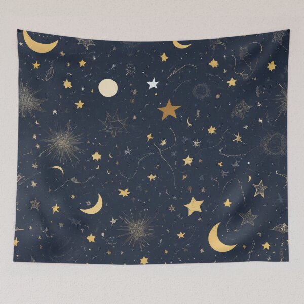 Item preview, Stars and Moon Pattern  designed and sold by GenesisArtis.