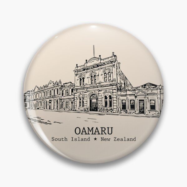 Item preview, Oamaru NZ - Vintage Ink Cityscape designed and sold by Lakeric.