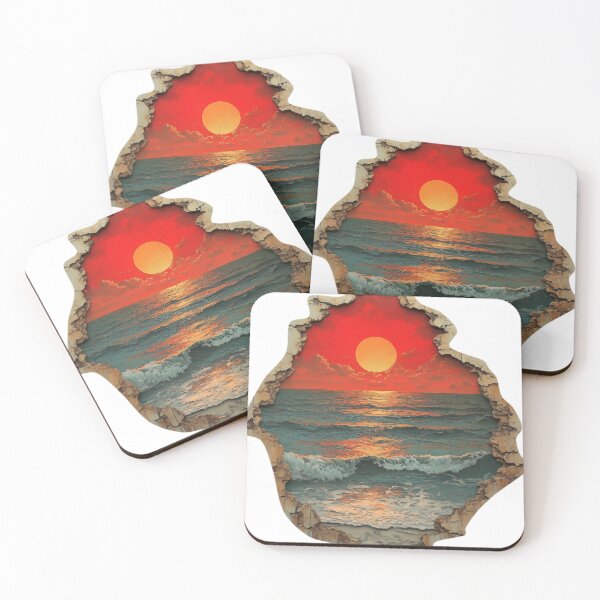 Item preview, Crimson Sunset Horizon designed and sold by SunnyAuras.