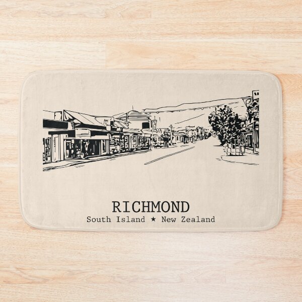 Item preview, Richmond NZ - Vintage Ink Cityscape designed and sold by Lakeric.