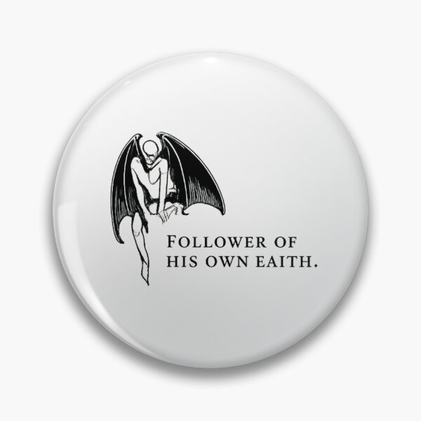 Item preview, Follower of His Own Faith – Gothic Devil & Fallen Angel Dark Aesthetic Design designed and sold by InterPL.