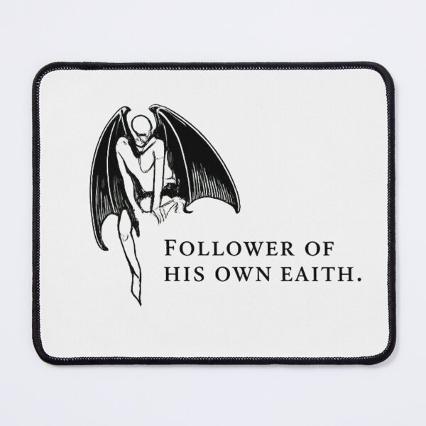 Item preview, Follower of His Own Faith – Gothic Devil & Fallen Angel Dark Aesthetic Design designed and sold by InterPL.