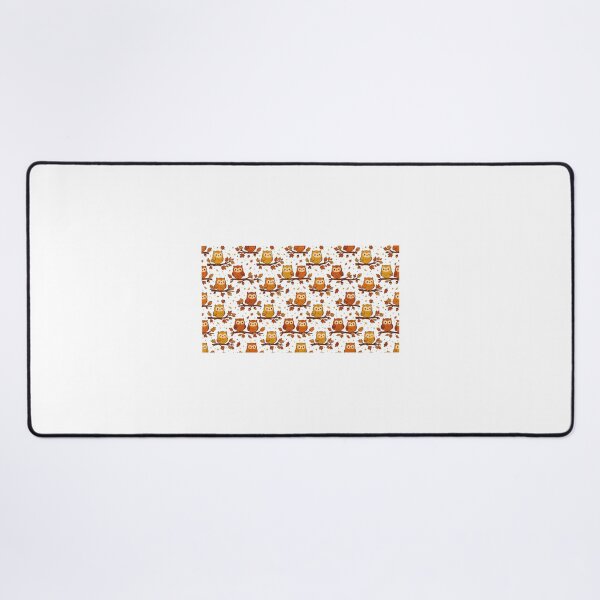 Item preview, Cute Chibi Owls on Autumn Branches Pattern designed and sold by MuffinMeng ⭐⭐⭐⭐⭐.