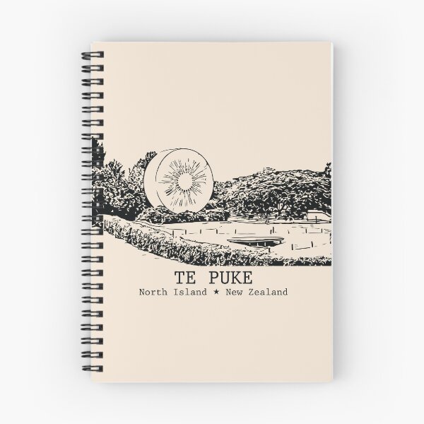 Item preview, Te Puke NZ - Vintage Ink Cityscape designed and sold by Lakeric.
