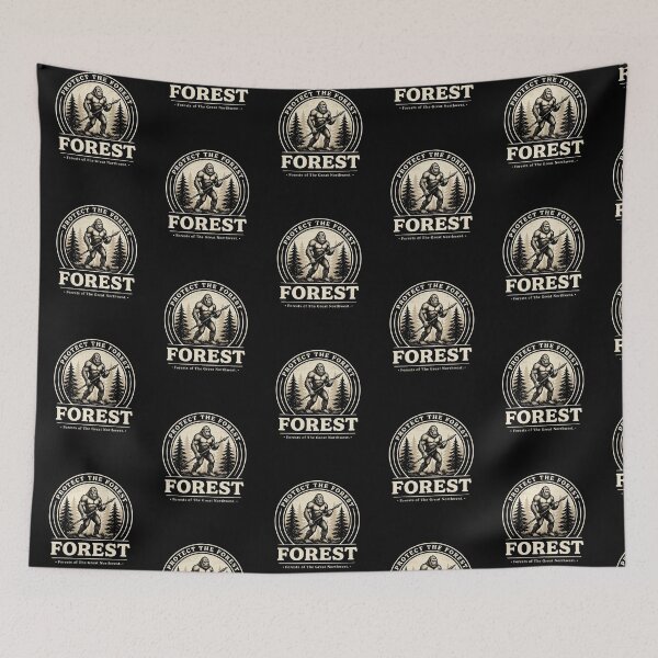 Item preview, Protect The Forest - Bigfoot Design designed and sold by Peter Stawicki.