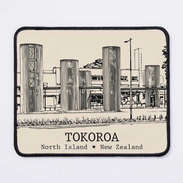 Item preview, Tokoroa NZ - Vintage Ink Cityscape designed and sold by Lakeric.