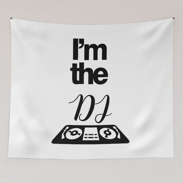 Item preview, I'm the DJ Clubbing Disc Jockey Turntable Black designed and sold by KNUXX Shop.