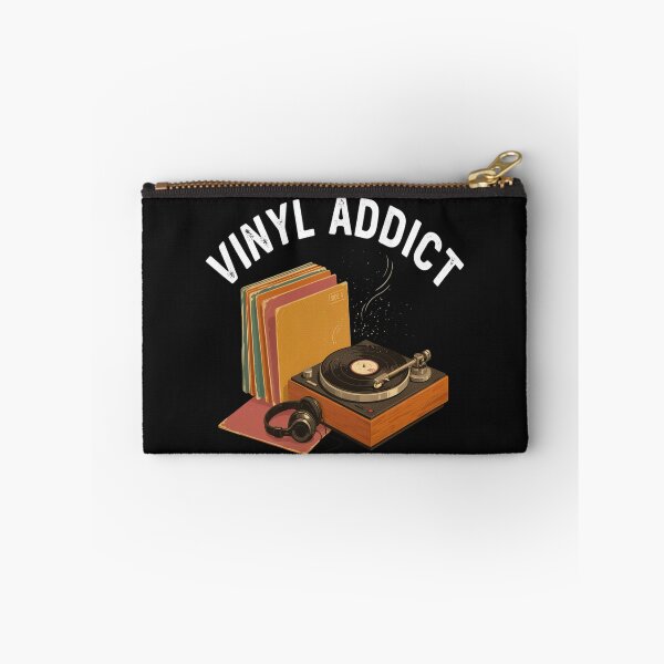 Item preview, Vinyl Addict – Retro Turntable Record Collector Design designed and sold by Midnight Veil Designs.