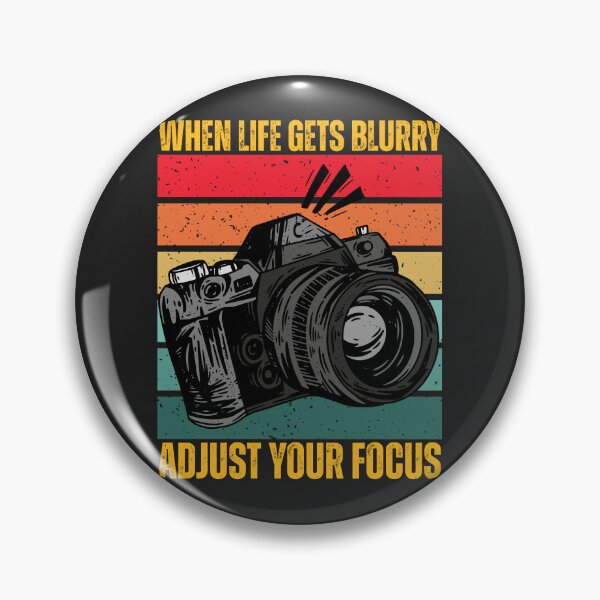 Item preview, Retro When Life Gets Blurry, Adjust Your Focus designed and sold by legendaryskins.