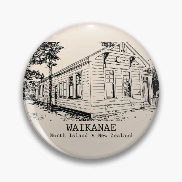 Item preview, Waikanae NZ - Vintage Ink Cityscape designed and sold by Lakeric.
