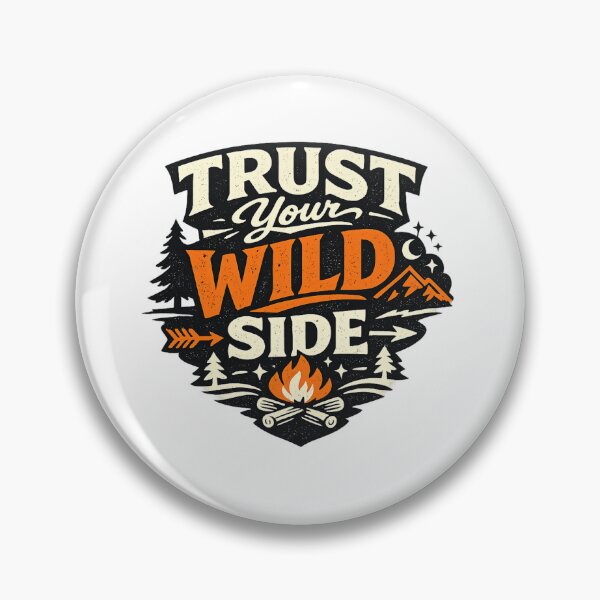 Item preview, Trust Your Wild Side Vintage Camping Typography T-Shirt designed and sold by D.Shop.