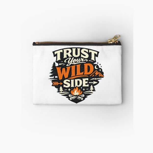 Item preview, Trust Your Wild Side Vintage Camping Typography T-Shirt designed and sold by D.Shop.