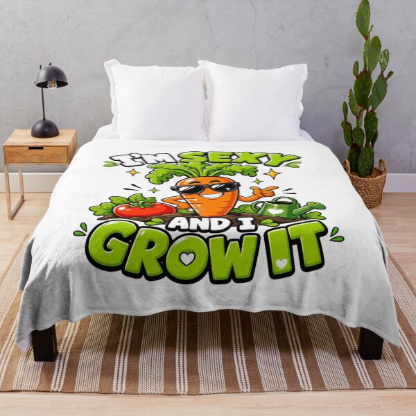 Item preview, I'm Sexy and I Grow It | Funny Gardening & Plant Lover T-Shirt designed and sold by rushaib.