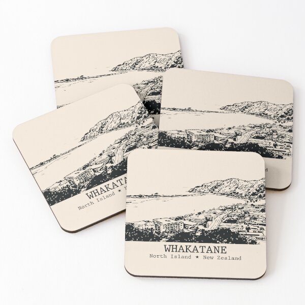 Item preview, Whakatane NZ - Vintage Ink Cityscape designed and sold by Lakeric.
